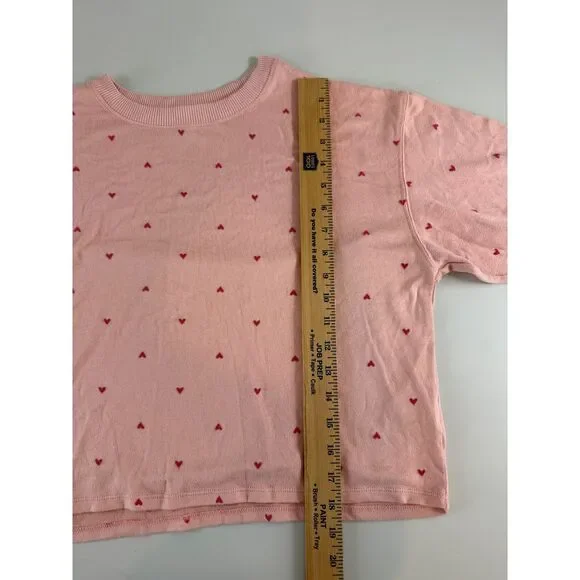 Z Supply Happy Heart Long Sleeve Top and Shorts Loungewear Set Women's S Small - Picture 9 of 12